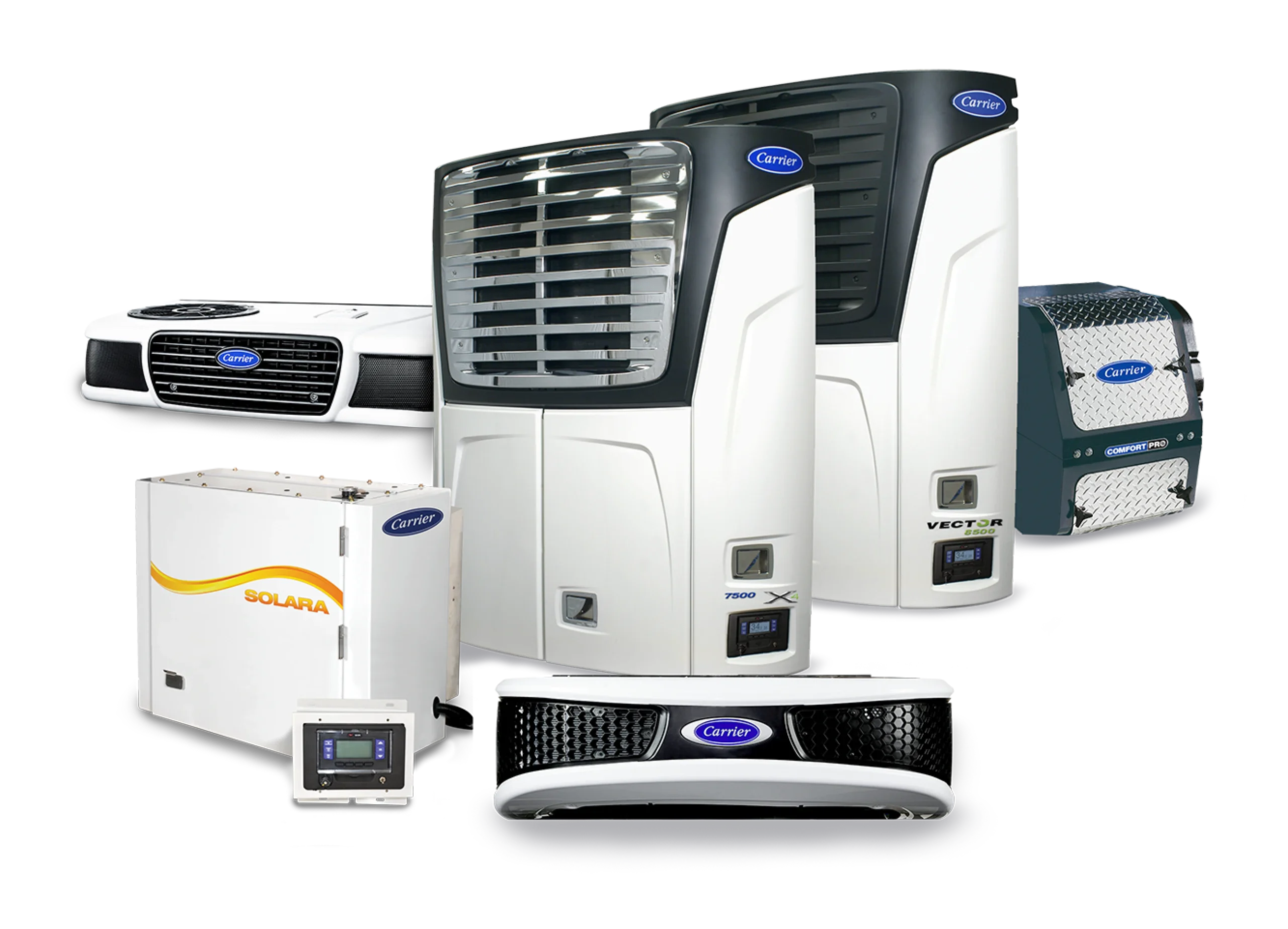 Group of Carrier refrigeration unit products