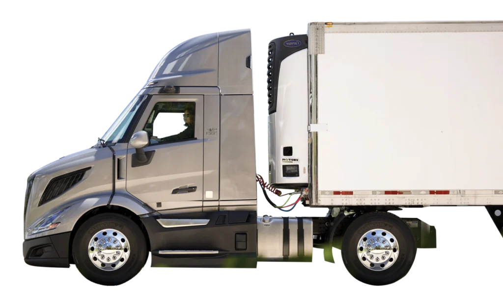 Volvo VNR with Carrier Refrigeration Unit